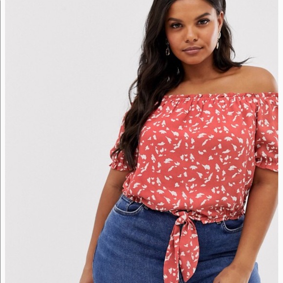 ASOS Curve Bardot top - Picture 1 of 4
